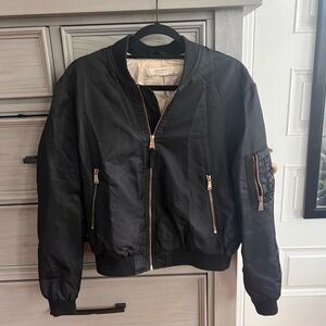 Black Bomber Jacket